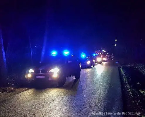 Verkehrsunfall, eingeklemmte Person nähe Bad Salzungen! Verkehrsunfall, eingeklemmte Person nähe Bad Salzungen!
