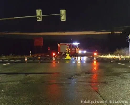 Verkehrsunfall B62, Bad Salzungen Verkehrsunfall B62, Bad Salzungen