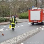 Ölspur – Verkehrsbehinderung fast in ganz Bad Salzungen Ölspur - Verkehrsbehinderung fast in ganz Bad Salzungen