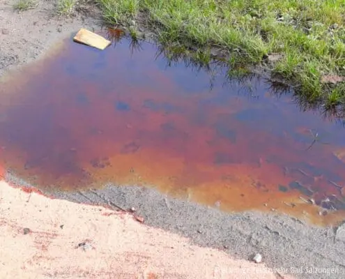 Umweltschaden nach Dieseldiebstahl in Langenfeld Umweltschaden nach Dieseldiebstahl in Langenfeld