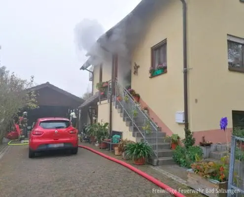 Kellerbrand in Zelleroda, Verrauchung im gesamten Wohnhaus! Kellerbrand in Zelleroda, Verrauchung im gesamten Wohnhaus!