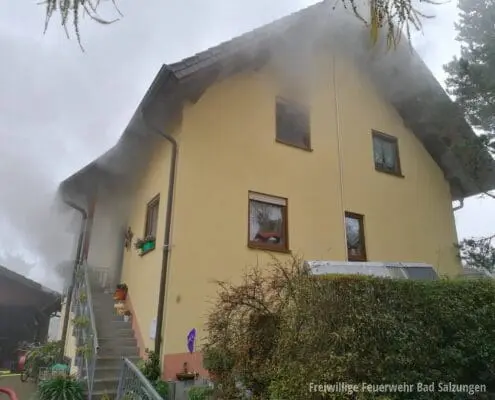 Kellerbrand in Zelleroda, Verrauchung im gesamten Wohnhaus! Kellerbrand in Zelleroda, Verrauchung im gesamten Wohnhaus!