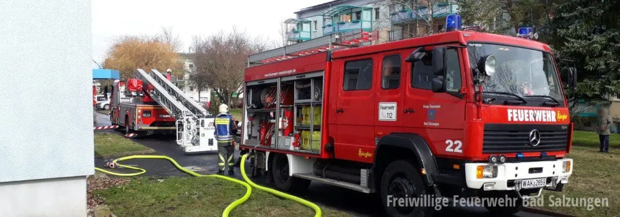 Rauchentwicklung in Mehrfamilienhaus