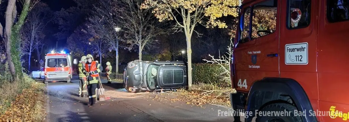 Verkehrsunfall in der Werrastraße | Feuerwehr Bad Salzungen