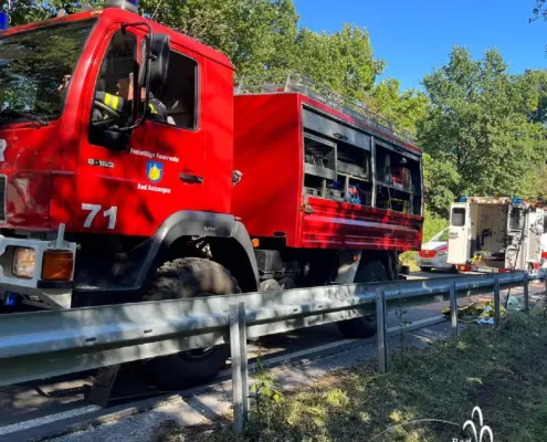 Schwerer Verkehrsunfall bei Tiefenort Schwerer Verkehrsunfall bei Tiefenort