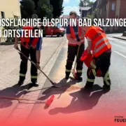 Großflächige Ölspur in Bad Salzungen und Ortsteilen