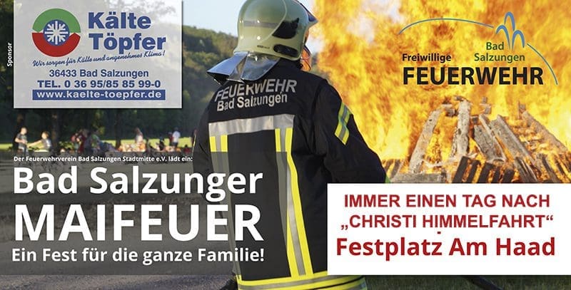Maifeuer-Sponsor "Kälte Töpfer"