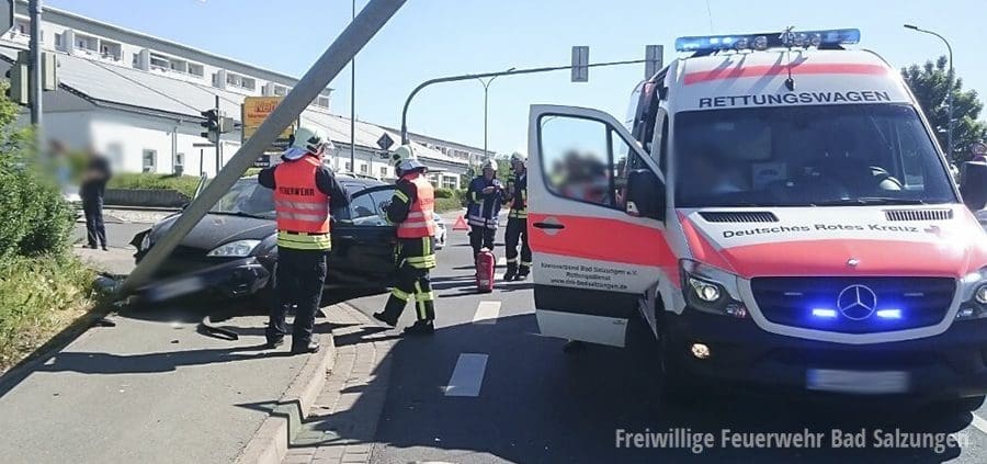Verkehrsunfall B62, Hersfelder Straße