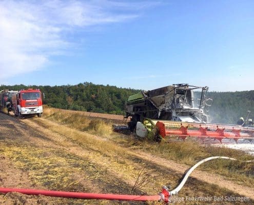Feuer in Wolfsburg-Unkeroda - Tanklöschfahrzeug aus Bad Salzungen angefordert!