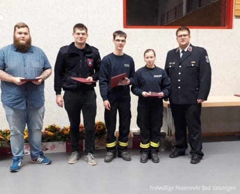 Hauptversammlung 2019 | Beförderungen | Feuerwehr Bad Salzungen