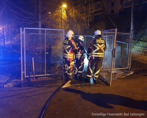 Kleinbrände beschäftigen Feuerwehr Bad Salzungen!