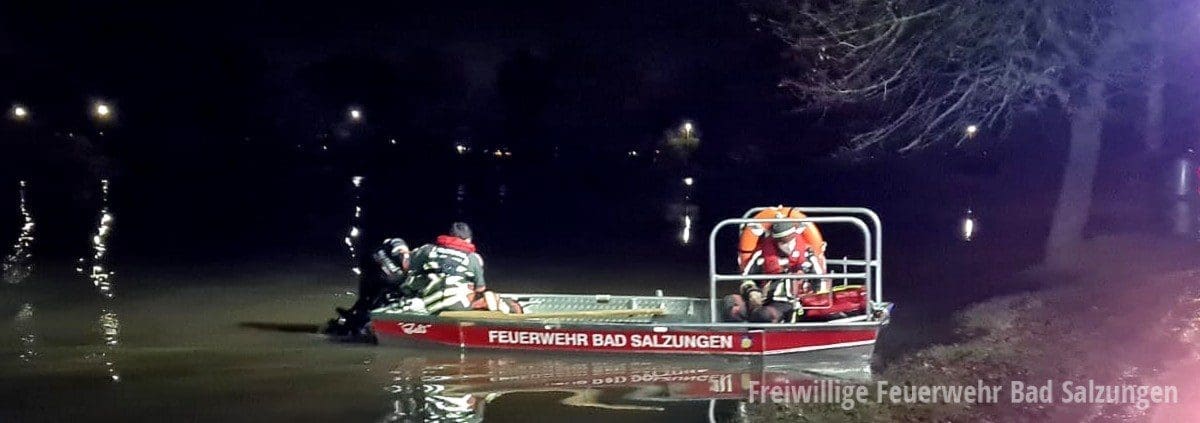 Rettungsboot kam am Mühlberg zum Einsatz!
