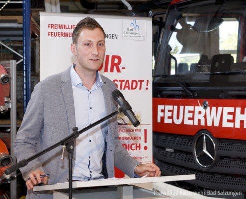 Hannes Knott, erster hauptamlicher Beigeordneter | Hauptversammlung 2021 Feuerwehr Bad Salzungen