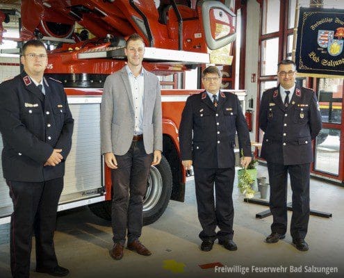 Jürgen Bischoff wurde in die Alters- und Ehrenabteilung verabschiedet | Hauptversammlung 2021 Feuerwehr Bad Salzungen