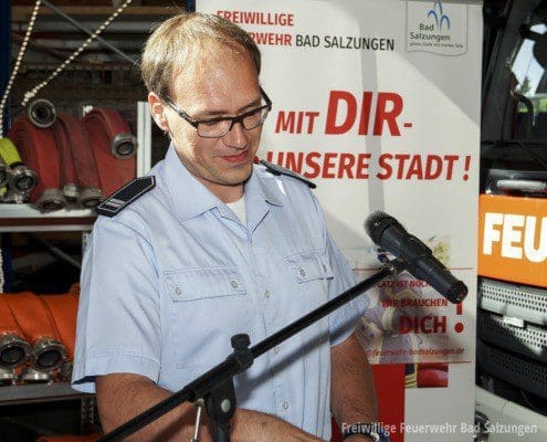 Christian Grebe, Kreisbrandinspektor | Hauptversammlung 2021 Feuerwehr Bad Salzungen