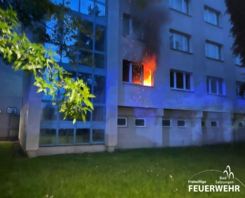 Wohnungsbrand Otto-Grotewohl-Str.